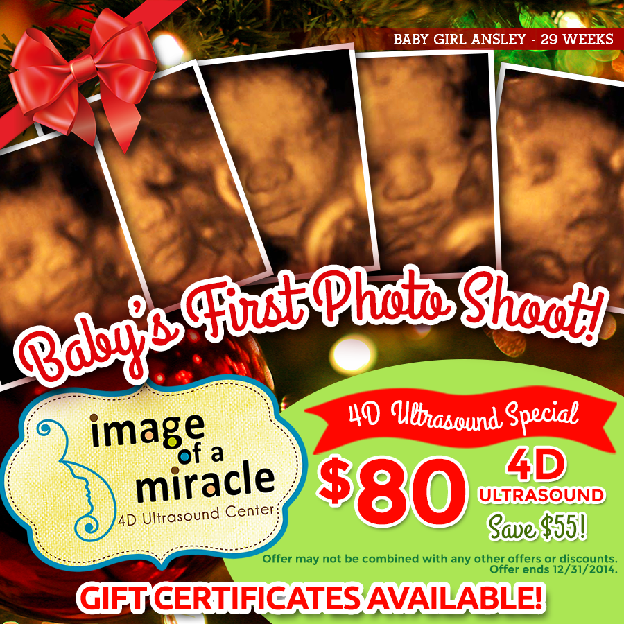 $80 Holiday Special 4D Ultrasound
